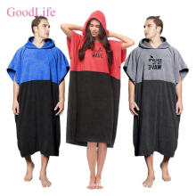 Microfiber Cotton Beach Surf Poncho Toalha trocando